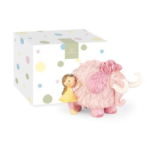 SALVADANAIO MAMMUTH ROSA 18XH12 CON SCATOLA